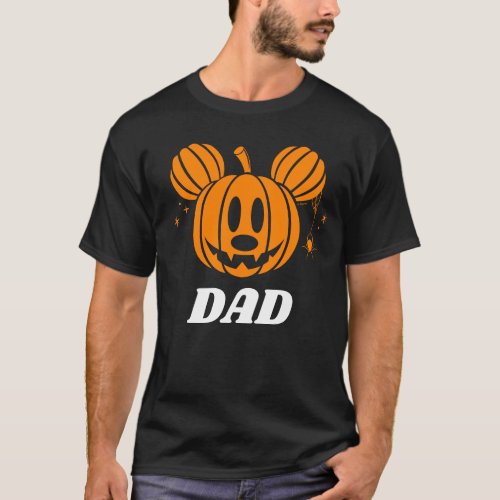 Halloween Mickey Jack_o_lantern Dad T_Shirt