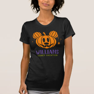 Halloween Mickey Jack-o'-lantern   Family Vacation T-Shirt