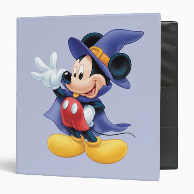 Halloween Mickey Mouse 2 3 Ring Binder (Front/Inside)