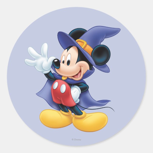 Halloween Mickey Mouse 2 Classic Round Sticker