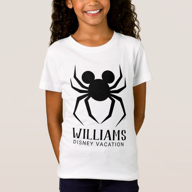 Halloween Mickey Mouse Spider | Family Vacation T-Shirt (Front)