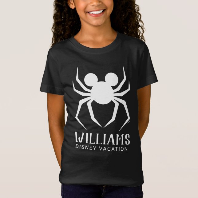 Halloween Mickey Mouse Spider | Family Vacation T-Shirt (Front)