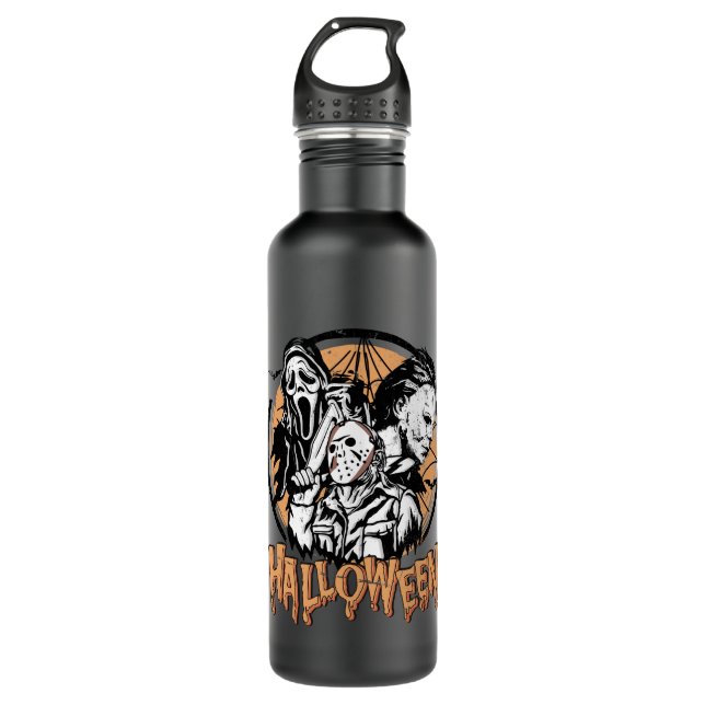halloween mickey stainless steel water bottle (Front)