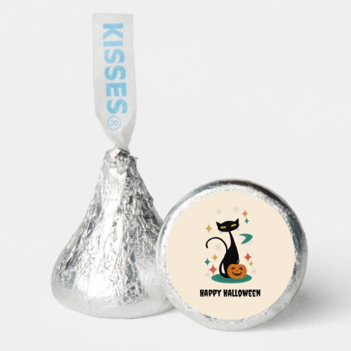 Halloween Mid Century Black Cat Hersheys Kisses