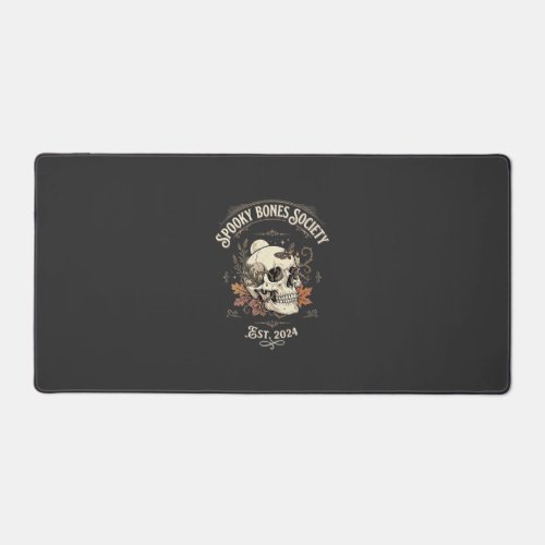 Halloween Midnight Bone Garden Desk Mat