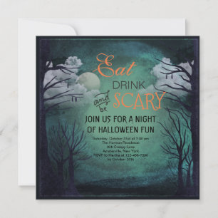 Halloween Midnight Invitation