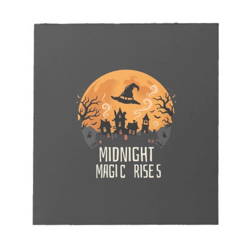 Halloween Midnight Magic Notepad