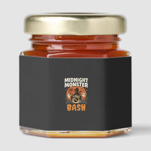 Halloween Midnight Monster Bash Honey Jar Favors