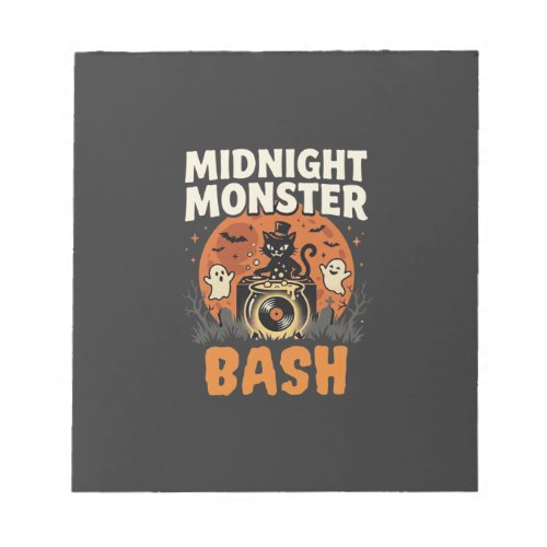 Halloween Midnight Monster Bash Notepad
