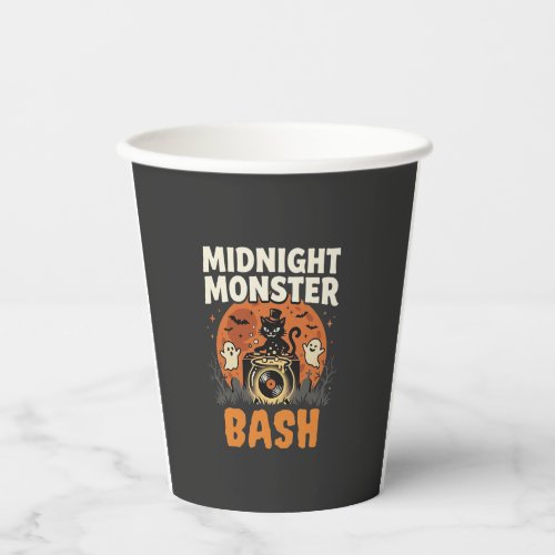 Halloween Midnight Monster Bash Paper Cups