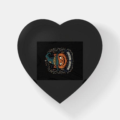 Halloween Midnight Pumpkin Mischief Paperweight