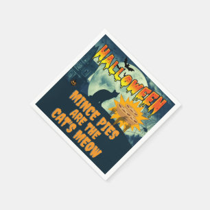 Halloween Mince Pies are the Cat's Meow Napkins