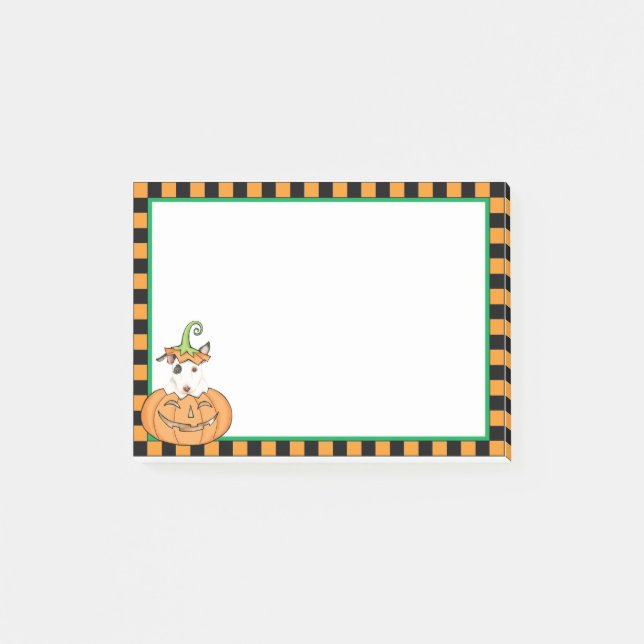 Halloween Mini Bull Terrier Notes (Front)