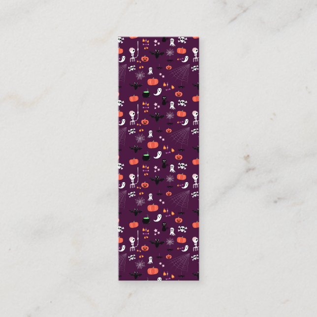 Halloween Mini Business Card (Front)