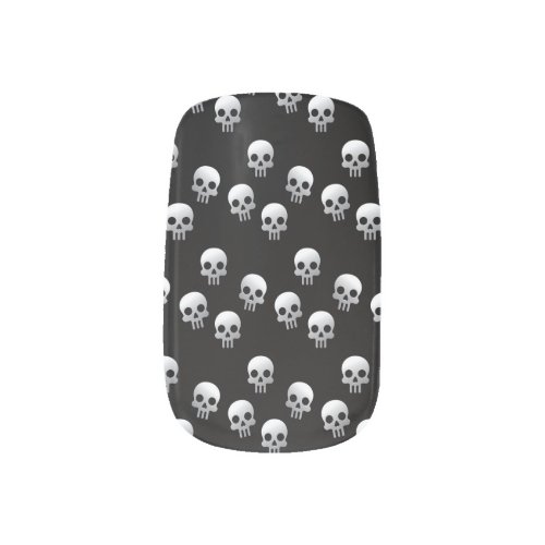 Halloween Mini Skulls Nail Art Decals