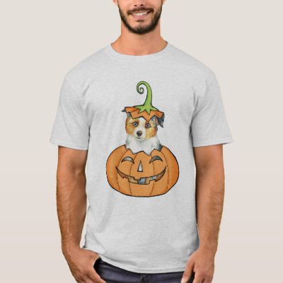 Halloween Miniature American Shepherd T-Shirt