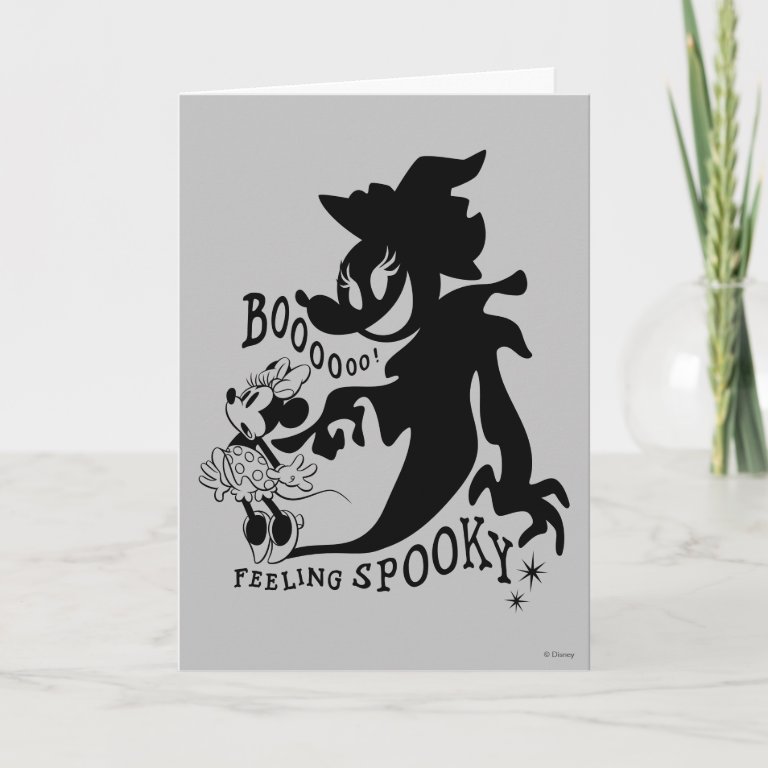 Halloween Minnie - Boo! Feeling Spooky Card