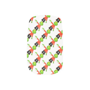 Halloween Minx Nail/Green Zombie Nail Wraps