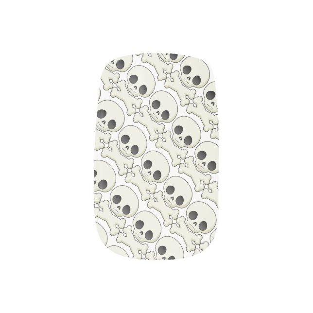 Halloween Minx Nail/Skulls Minx Nail Wraps (Left Thumb)