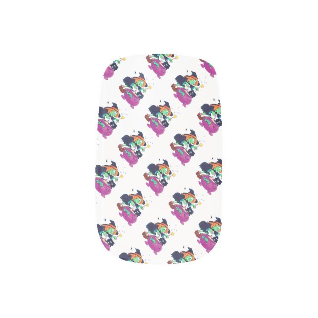 Halloween Minx Nail/Witch Nail Wraps (Right Thumb)