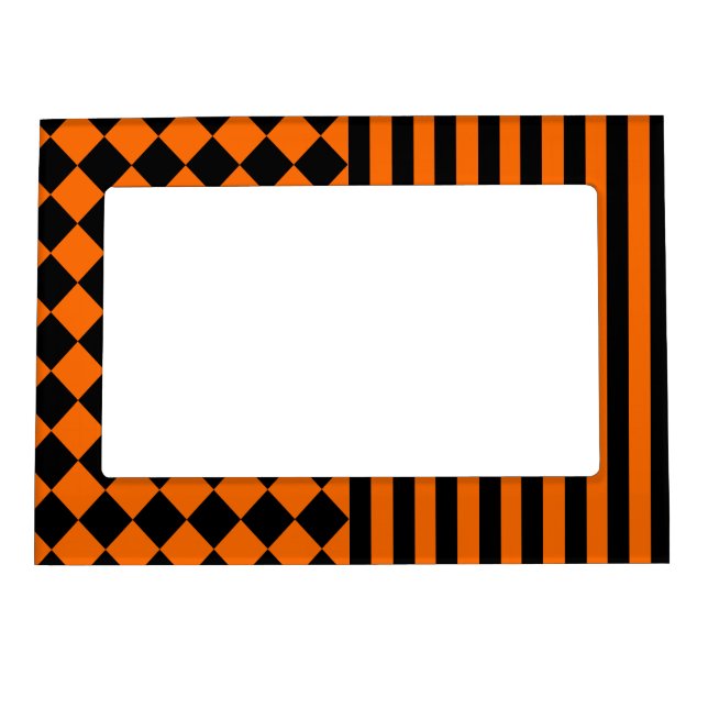 Halloween mix pattern magnetic frame (Front)