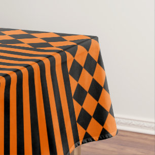 Halloween mix pattern tablecloth