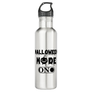 Halloween Mode On - Party Halloween Pumpkin Stainless Steel Water Bottle