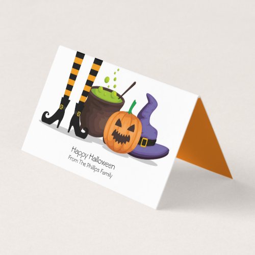 Halloween Modern Witch Treat Goodie Bag Tag