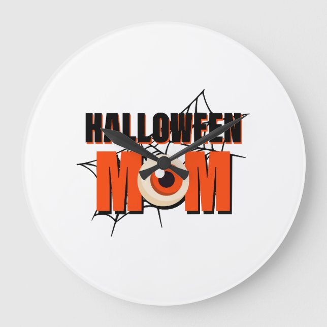 Halloween Mom - Halloween Costume Large Clock (Front)