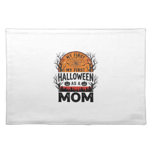 Halloween Mom My First Spooky Vintage_1 Cloth Placemat