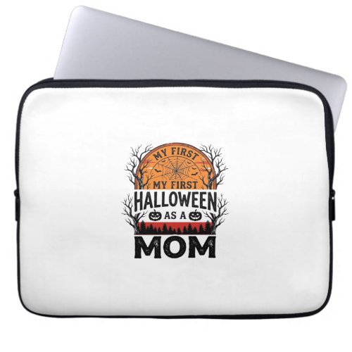 Halloween Mom My First Spooky Vintage_1 Laptop Sleeve