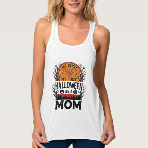 Halloween Mom My First Spooky Vintage_1 Tank Top