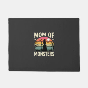 Halloween Mom Of Monsters Witch Sunset Doormat