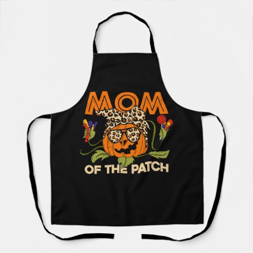 Halloween Mom of The Patch Mama Mother Mommy Pumpk Apron
