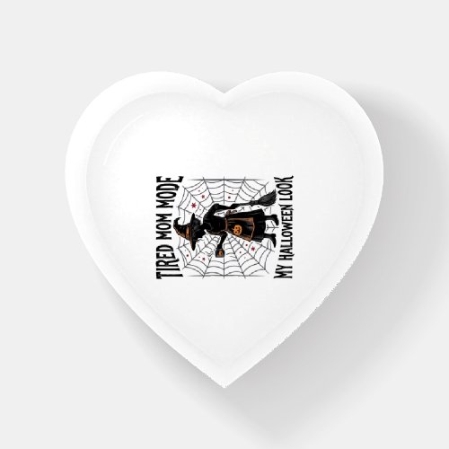 Halloween Mom Shirt Tired Costume Vintage Graphic_ Paperweight