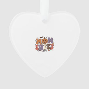 Halloween Mom Sweet Pumpkin Vintage Shirt Design_1 Ornament