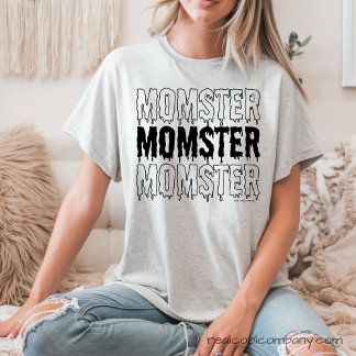 Halloween Momster Bella Canvas Tri-Blend Shirt
