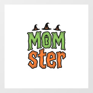 Halloween Momster Vintage Mom Shirt Design_1 Floor Decals