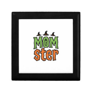 Halloween Momster Vintage Mom Shirt Design_1 Gift Box