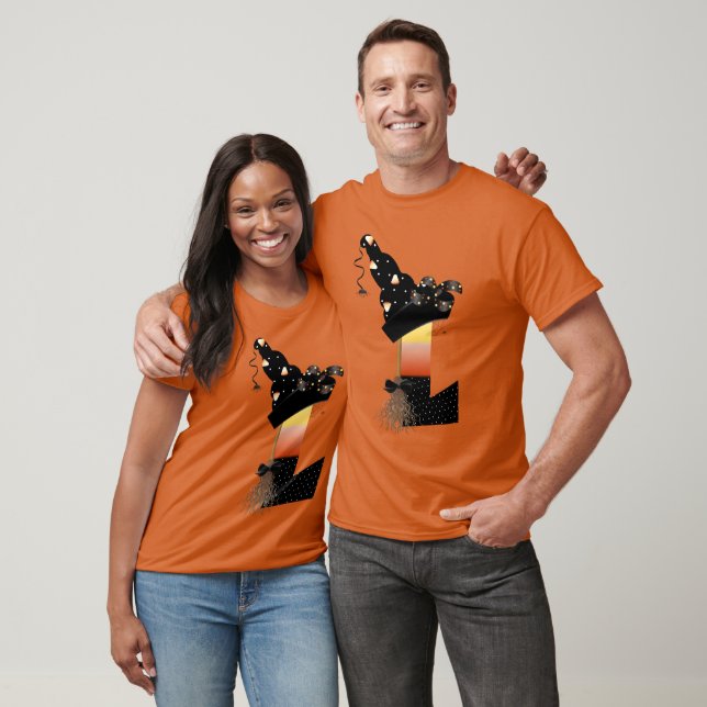 Halloween Monogram Letter L T-Shirt (Unisex)