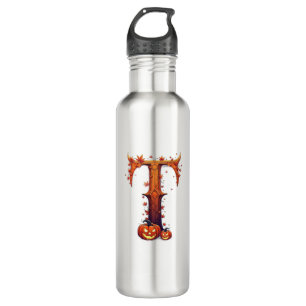 Halloween MonogramT Stainless Steel Water Bottle