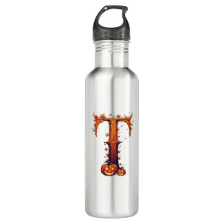 Halloween MonogramT Stainless Steel Water Bottle