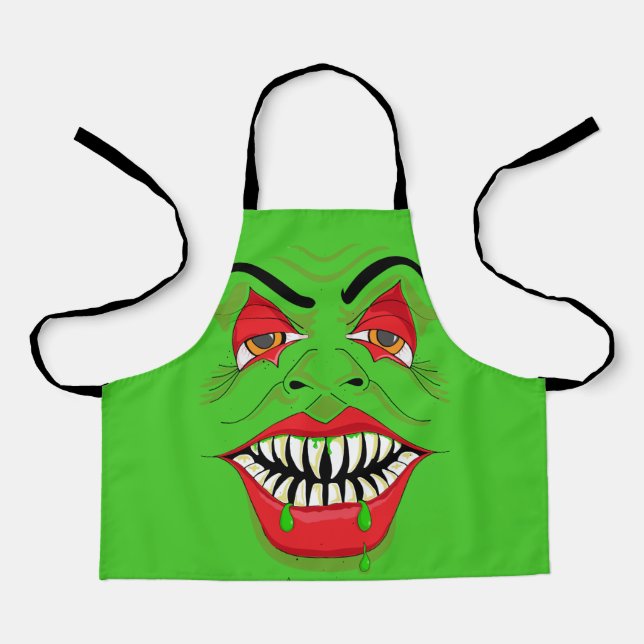 Halloween Monster  Apron (Front)