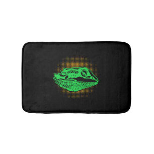 Halloween monster bath mat