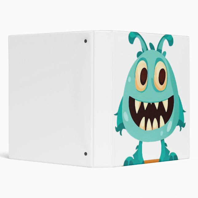 Halloween/Monster/cartoon  3 Ring Binder (Background)