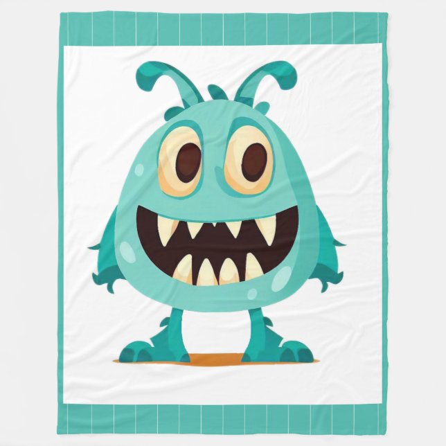 Halloween/Monster/cartoon  Fleece Blanket (Front)