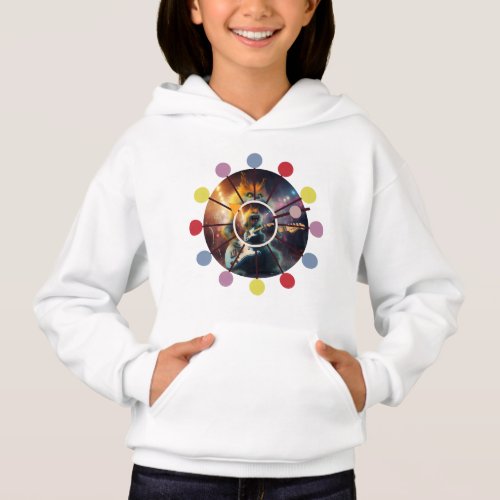 Halloween monster clock hoodie