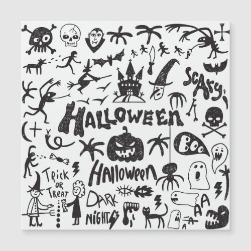 Halloween Monster Doodles Fun