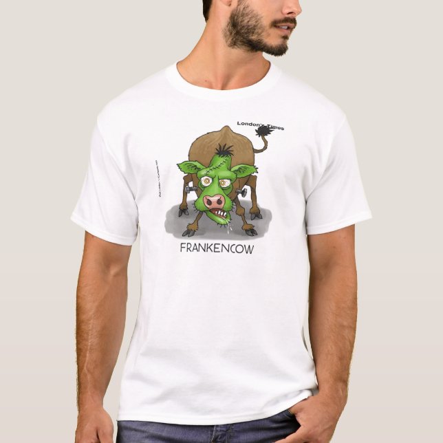 Halloween Monster Funny Cow Gifts T-Shirt (Front)