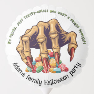 Halloween Monster Hand Candy Protector Balloon